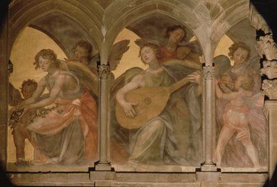 Musical Angels within a Trompe l